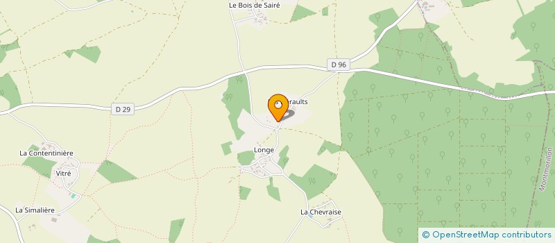 localisation de l'entreprise MONSIEUR ALEXANDRE FRUCHARD  SAINT-SAUVANT