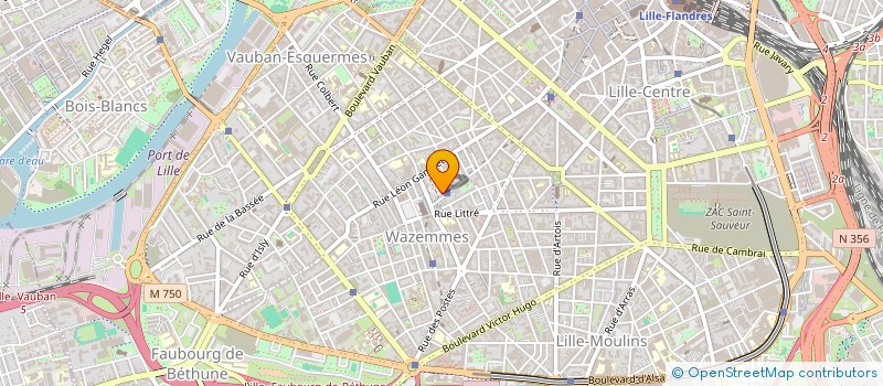 localisation de l'entreprise MONSIEUR ALEXANDRE FRUGIER  LILLE