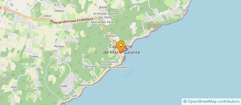 localisation de l'entreprise MONSIEUR ALEXANDRE FUMONT à CAPESTERRE-DE-MARIE-GALANTE