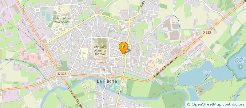 localisation de l'entreprise MONSIEUR ALEXANDRE GABILLARD à LA FLECHE