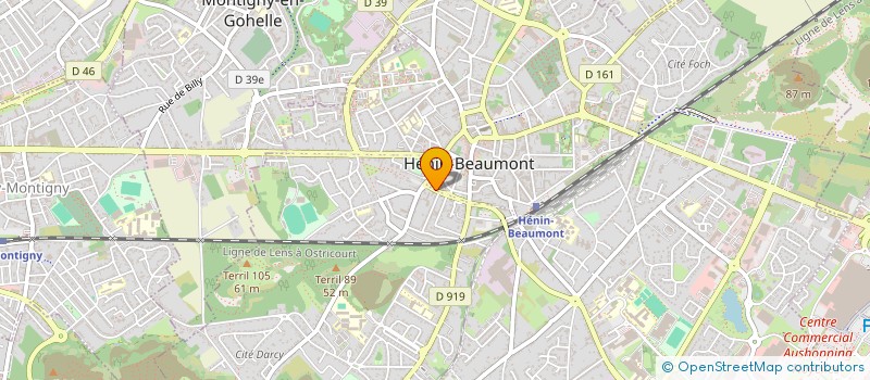 localisation de l'entreprise MONSIEUR ALEXANDRE GABRIELE à HENIN-BEAUMONT