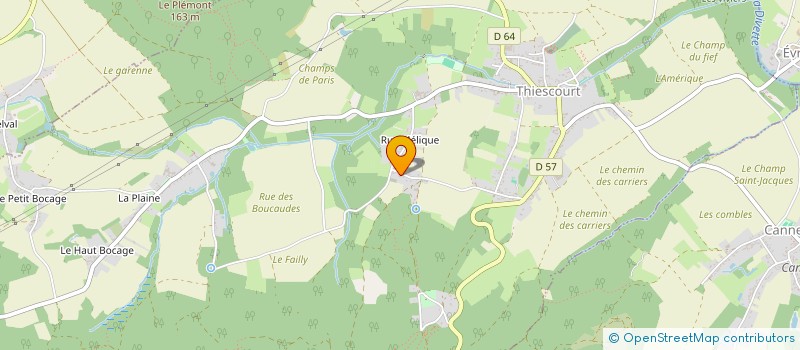 localisation de l'entreprise MONSIEUR ALEXANDRE GACHELIN-LEROY  THIESCOURT