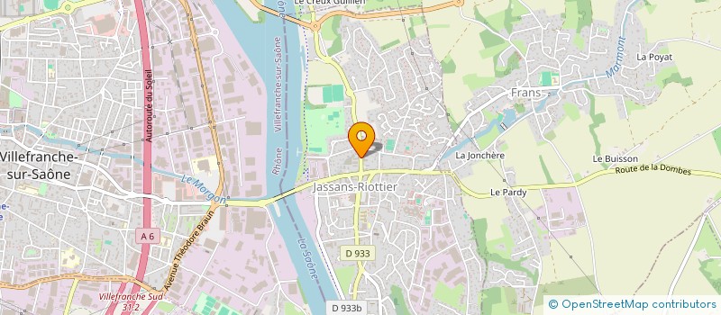 localisation de l'entreprise MONSIEUR ALEXANDRE GACHOT  JASSANS-RIOTTIER