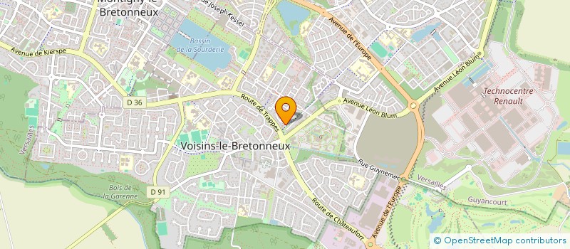 localisation de l'entreprise MONSIEUR ALEXANDRE GAITE à VOISINS-LE-BRETONNEUX