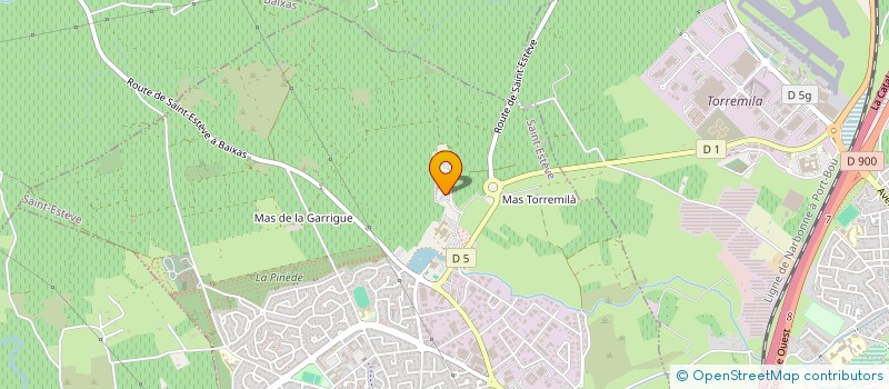 localisation de l'entreprise MONSIEUR ALEXANDRE GALEA  SAINT-ESTEVE