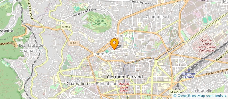 localisation de l'entreprise MONSIEUR ALEXANDRE GALIZA  CLERMONT-FERRAND