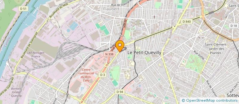 localisation de l'entreprise MONSIEUR ALEXANDRE GALLELLI à LE PETIT-QUEVILLY