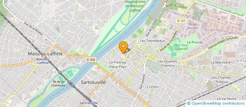 localisation de l'entreprise MONSIEUR ALEXANDRE GALMAR à SARTROUVILLE