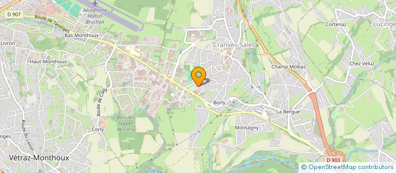 localisation de l'entreprise MONSIEUR ALEXANDRE GAMBACORTA  CRANVES-SALES