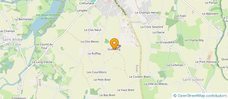 localisation de l'entreprise MONSIEUR ALEXANDRE GAMBARINI  EVRAN