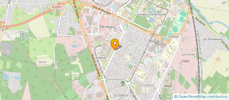localisation de l'entreprise MONSIEUR ALEXANDRE GAMET  ORLEANS