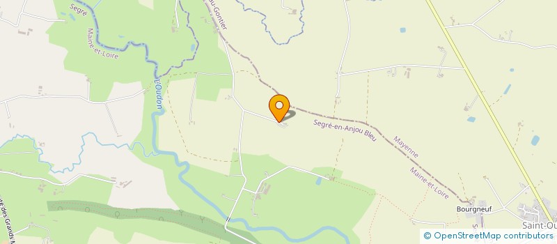 localisation de l'entreprise MONSIEUR ALEXANDRE GANDUBERT  SEGRE-EN-ANJOU BLEU