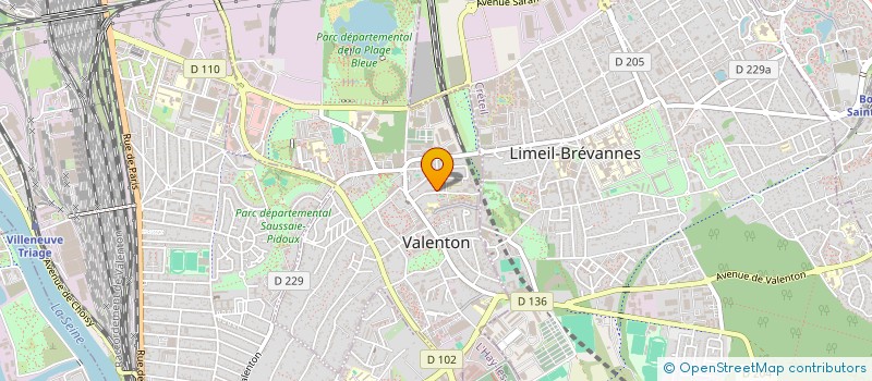 localisation de l'entreprise MONSIEUR ALEXANDRE GANGLO  VALENTON