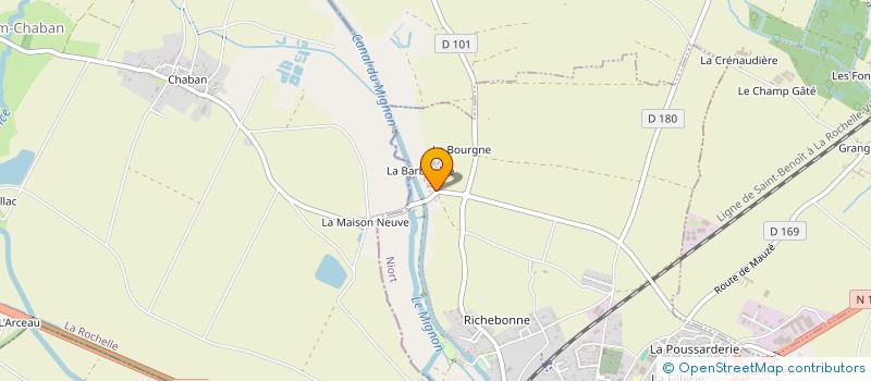 localisation de l'entreprise MONSIEUR ALEXANDRE GANRY  MAUZE-SUR-LE-MIGNON