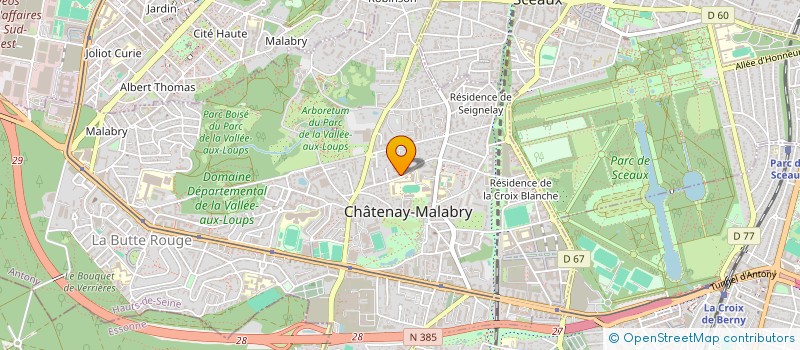 localisation de l'entreprise MONSIEUR ALEXANDRE GARANI  CHATENAY-MALABRY