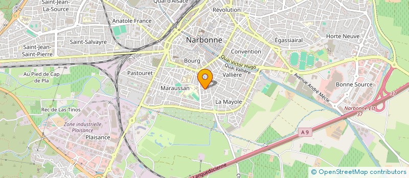 localisation de l'entreprise MONSIEUR ALEXANDRE GARCIA à NARBONNE