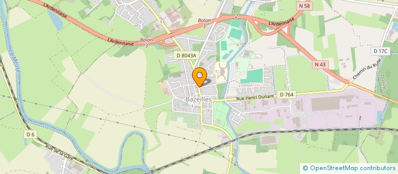 localisation de l'entreprise MONSIEUR ALEXANDRE GARDEL  BAZEILLES