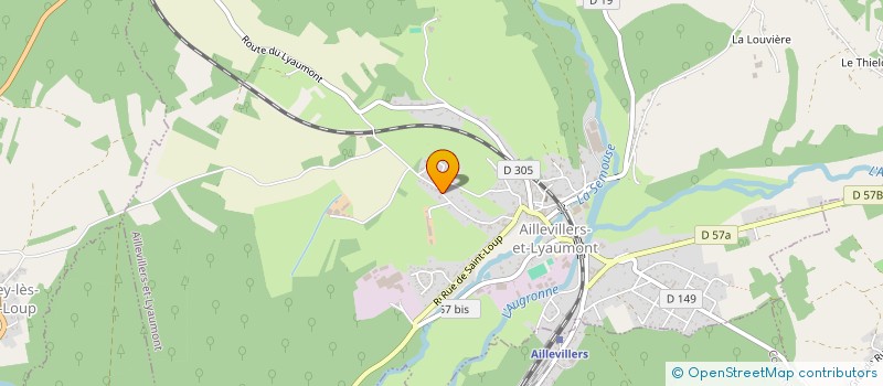 localisation de l'entreprise MONSIEUR ALEXANDRE GARET  AILLEVILLERS-ET-LYAUMONT