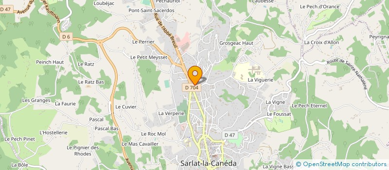 localisation de l'entreprise MONSIEUR ALEXANDRE GARLAND  SARLAT-LA-CANEDA