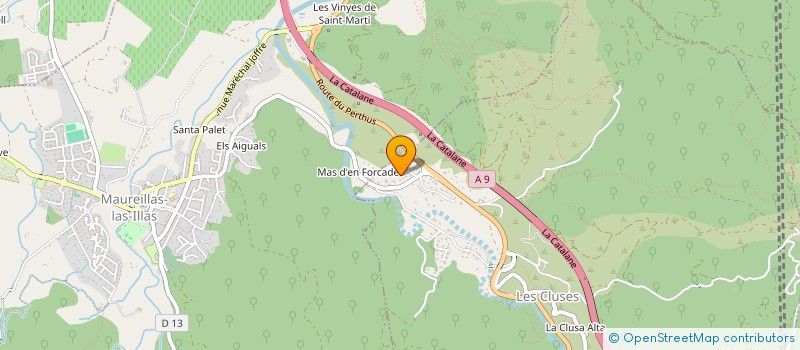 localisation de l'entreprise MONSIEUR ALEXANDRE GARRIGUE  LES CLUSES