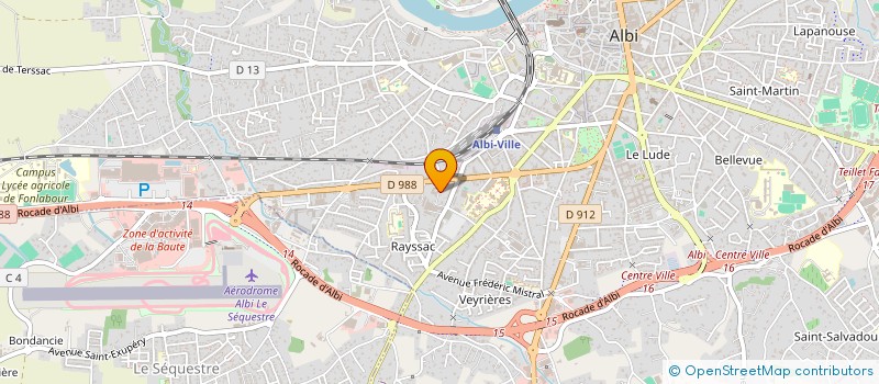 localisation de l'entreprise MONSIEUR ALEXANDRE GARRIGUES à ALBI