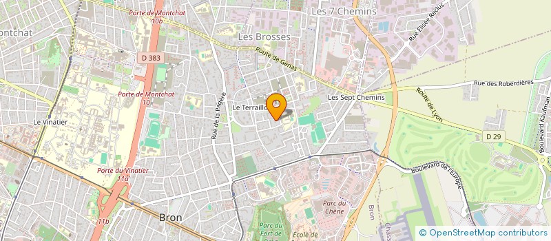 localisation de l'entreprise MONSIEUR ALEXANDRE GARROT  BRON