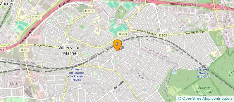 localisation de l'entreprise MONSIEUR ALEXANDRE GASPARI à VILLIERS-SUR-MARNE
