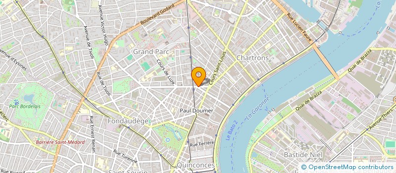 localisation de l'entreprise MONSIEUR ALEXANDRE GASTINEL  BORDEAUX