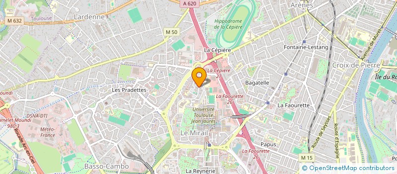 localisation de l'entreprise MONSIEUR ALEXANDRE GAU à TOULOUSE