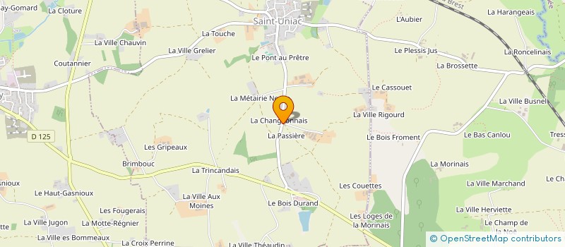 localisation de l'entreprise MONSIEUR ALEXANDRE GAUBERT  SAINT-UNIAC