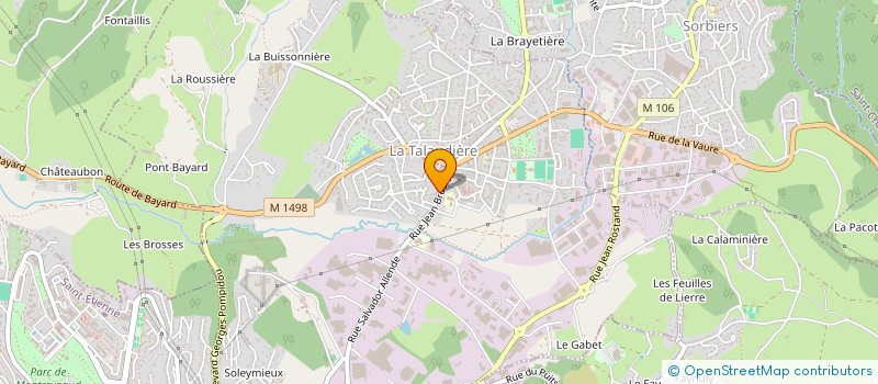 localisation de l'entreprise MONSIEUR ALEXANDRE GAUBERT  LA TALAUDIERE