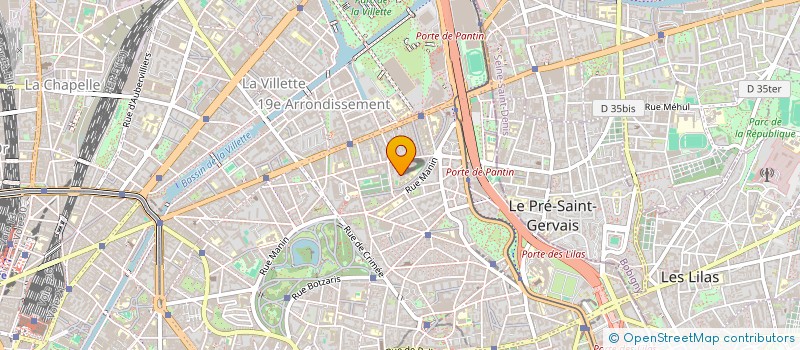 localisation de l'entreprise MONSIEUR ALEXANDRE GAUBERT  PARIS