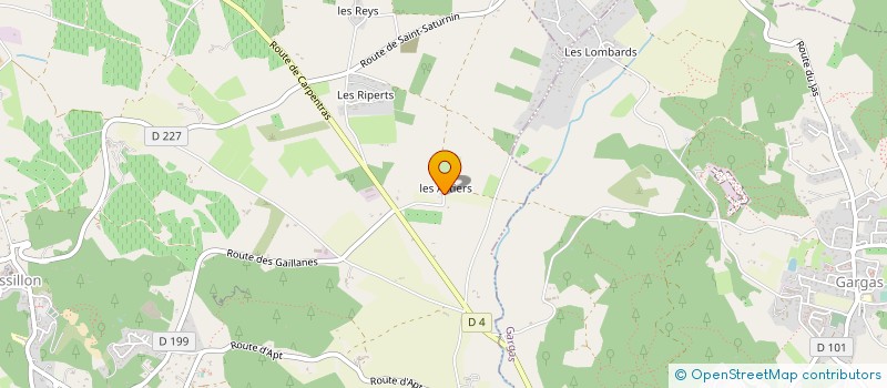 localisation de l'entreprise MONSIEUR ALEXANDRE GAUD  BEAUMETTES