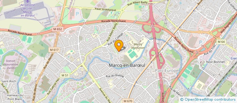 localisation de l'entreprise MONSIEUR ALEXANDRE GAUDIN à MARCQ-EN-BARŒUL