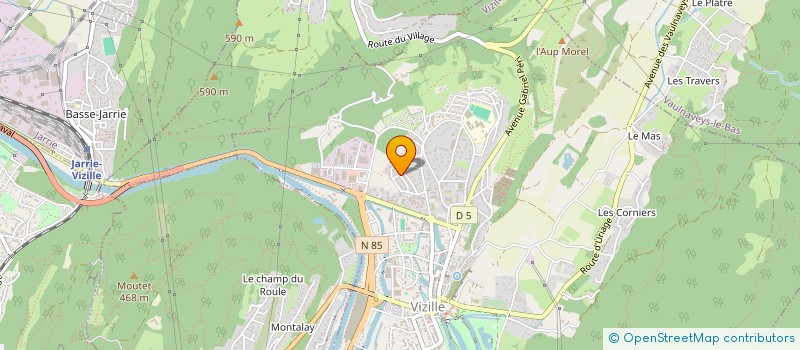 localisation de l'entreprise MONSIEUR ALEXANDRE GAUDREAU ROULEAU à VIZILLE