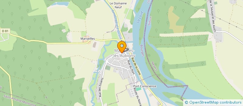 localisation de l'entreprise MONSIEUR ALEXANDRE GAUDRY  MARSEILLES-LES-AUBIGNY