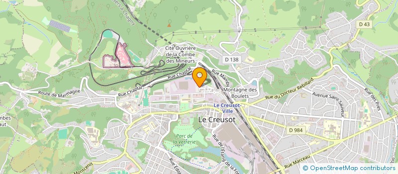 localisation de l'entreprise MONSIEUR ALEXANDRE GAUMET à LE CREUSOT