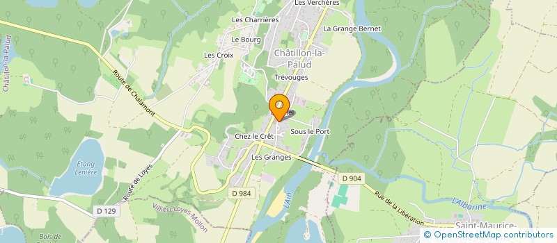 localisation de l'entreprise MONSIEUR ALEXANDRE GAUTIER à CHATILLON-LA-PALUD