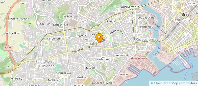 localisation de l'entreprise MONSIEUR ALEXANDRE GAUTIER à BREST