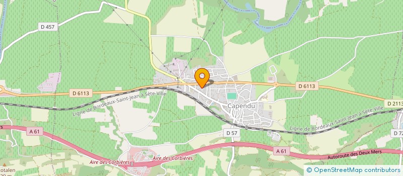 localisation de l'entreprise MONSIEUR ALEXANDRE GAUZENS  CAPENDU