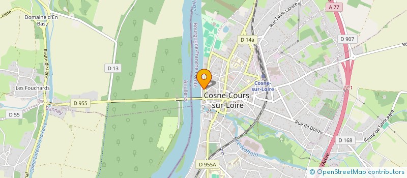 localisation de l'entreprise MONSIEUR ALEXANDRE GAVARD à COSNE-COURS-SUR-LOIRE