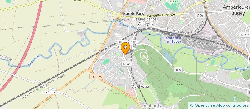 localisation de l'entreprise MONSIEUR ALEXANDRE GAY  SAINT-DENIS-EN-BUGEY