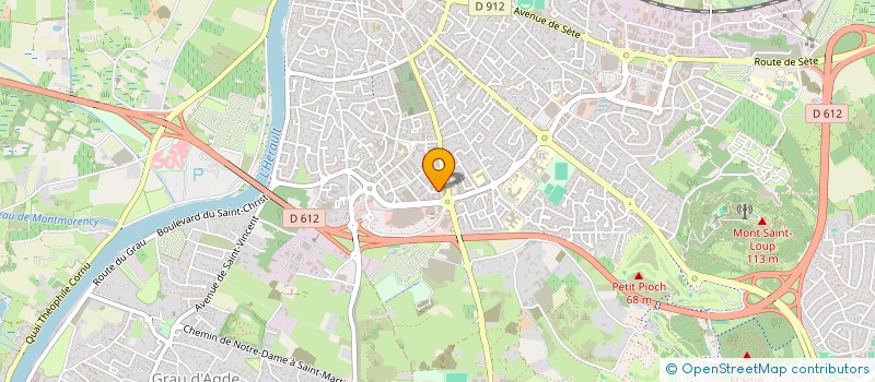 localisation de l'entreprise MONSIEUR ALEXANDRE GAY  AGDE