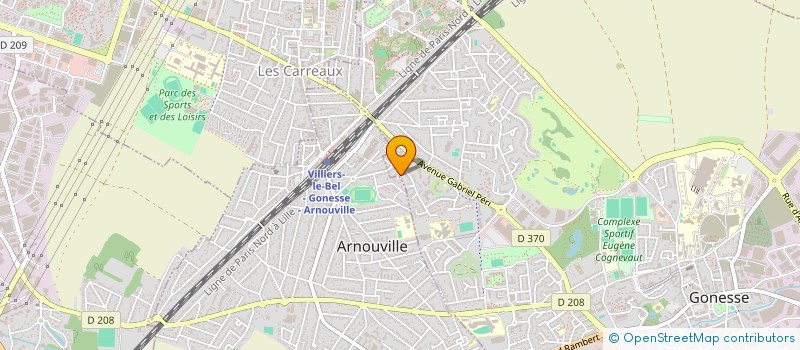 localisation de l'entreprise MONSIEUR ALEXANDRE GAYE à GONESSE