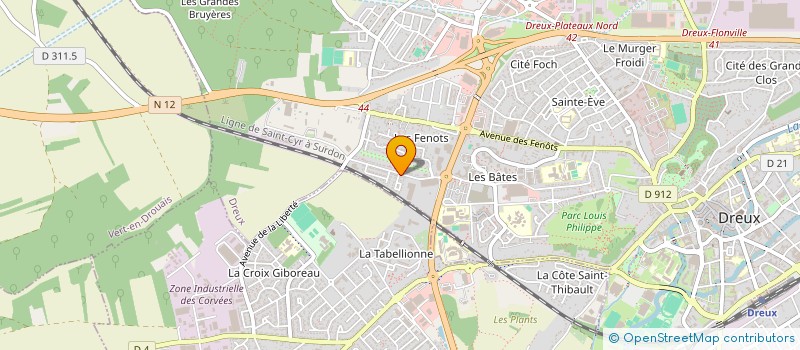 localisation de l'entreprise MONSIEUR ALEXANDRE GAYOUS à DREUX