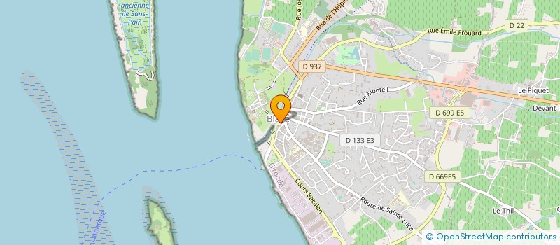 localisation de l'entreprise MONSIEUR ALEXANDRE GEDON à BLAYE