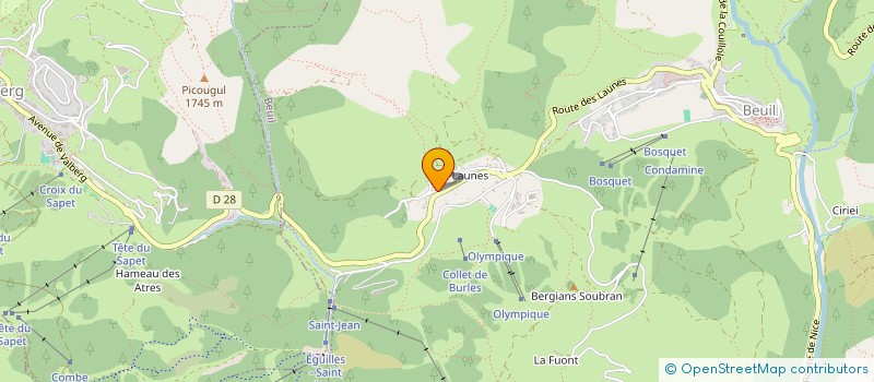 localisation de l'entreprise MONSIEUR ALEXANDRE GEFFROY  BEUIL