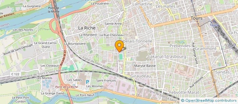 localisation de l'entreprise MONSIEUR ALEXANDRE GELAY à TOURS
