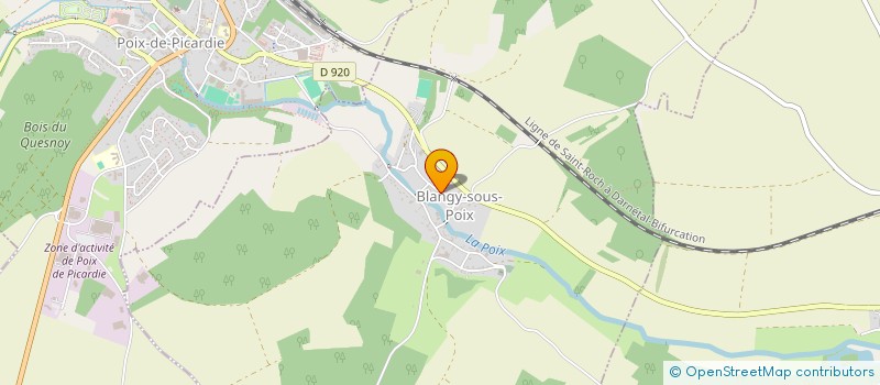 localisation de l'entreprise MONSIEUR ALEXANDRE GELLEE  BLANGY-SOUS-POIX