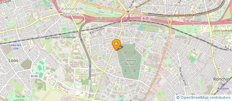 localisation de l'entreprise MONSIEUR ALEXANDRE GELLERT à LILLE
